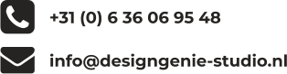 +31 (0) 6 36 06 95 48 info@designgenie-studio.nl